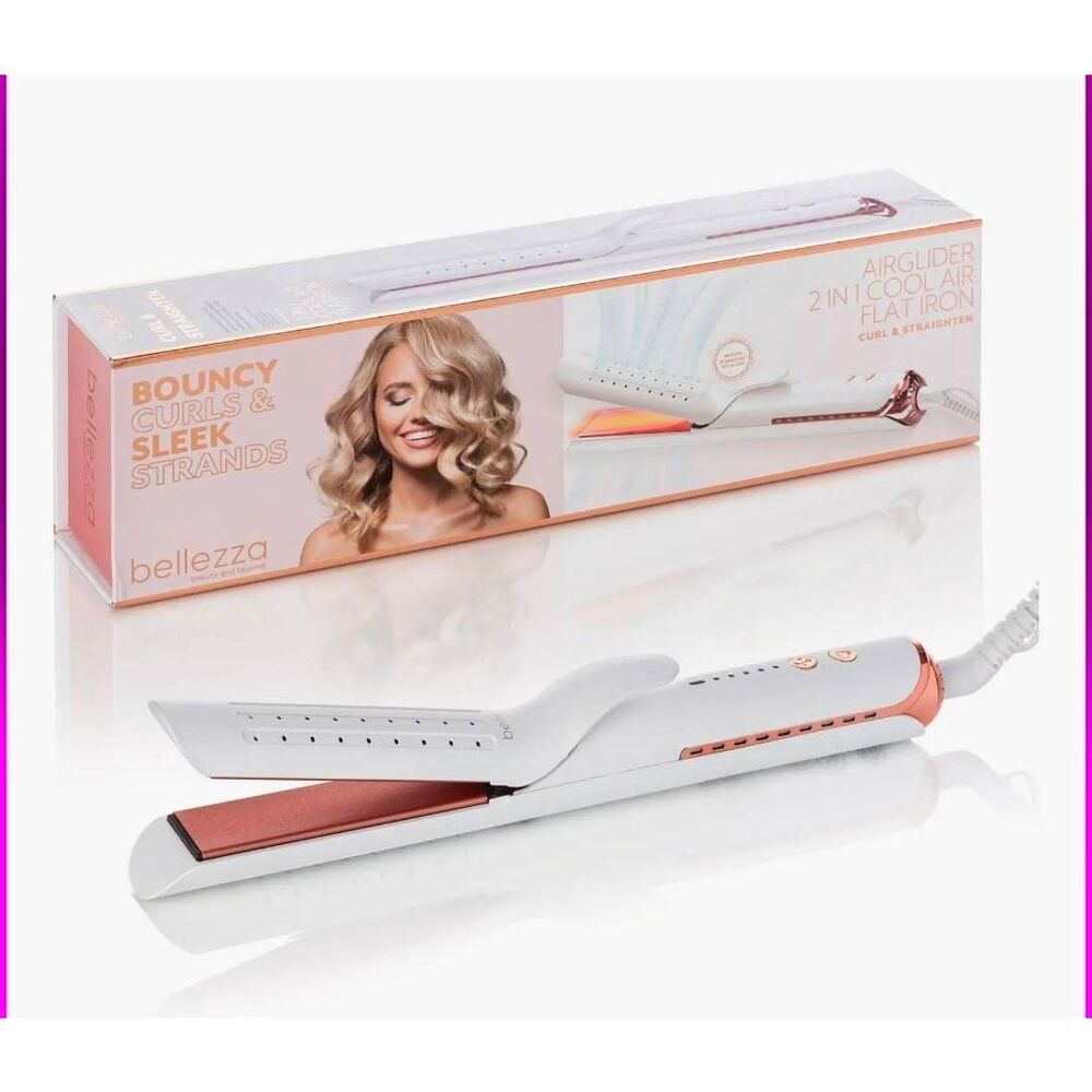 Cortex Beauty Airglider 2-in-1 Cool Air Flat Iron/Curler